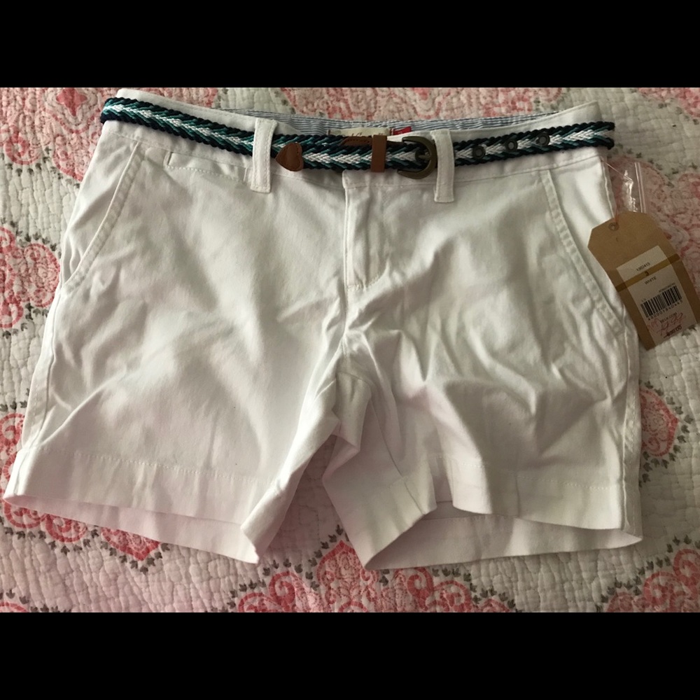White shorts
